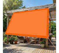 Vela Ombreggiante Rettangolare 3.2 x 6 m Protección Rayos UV Tenda da Sole Resistente Alle Intemperie per Giardino, Prato, Vita All'Aperto, Arancione