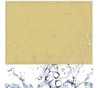 Vela Ombreggiante Rettangolare 300 x 360 cm Rettangolare, Pes Protezione 95% Uv, Tenda Vela Ombreggiante per Esterno, Giardino, Piscina, Giallo sabbia