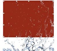 Vela Ombreggiante Rettangolare 320 x 750 cm Rettangolare, Pes Protezione 95% Uv, Tenda Vela Ombreggiante per Esterno, Giardino, Piscina, Rosso Ruggine