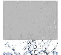 Vela Ombreggiante Rettangolare 360 x 450 cm Rettangolare, Pes Protezione 95% Uv, Tenda Vela Ombreggiante per Esterno, Giardino, Piscina, Grigio Chiaro