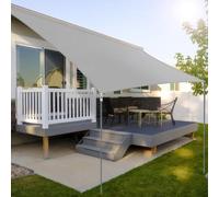 Vela Ombreggiante Rettangolare 3x4 m Protezione UV al 99% Impermeabile Tenda a Vela Dissipazione Rapida del Calore Resiste a Forze di Trazione Elevate Tenda Ombreggiante per Patio Giardino Esterno