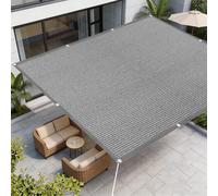 Vela Ombreggiante Rettangolare 70 x 550 cm Frangisole Anti-Uv Antistrappo Robusta con Occhielli in HDPE Rete di Ombreggiatura per Giardino Esterno Giardino Terrazza, Grigio