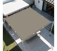 Vela Ombreggiante Rettangolare 95 x 200 cm Rettangolare 98% Anti-Uv Rettangolo Telo Ombra Anti UV Antivento con Occhielli con Fune Balcone, La Terrazza e Il Giardino, Cachi