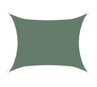 Vela Ombreggiante Rettangolare Premium Protezione UV Resistente Copertura Traspirante For Terrazzo Giardino Pontile(Dark green)