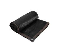 Vela Ombreggiante Telo parasole nero, rete for piante da giardino, copertura ombreggiante for esterni a 6 pin, pergolato for piscina con occhielli e clip(3x300cm)
