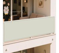 Vela Ombreggiante Tenda 245 x 260 cm Protezione Raggi UV Copertura Antipolvere con Fune e Occhiellato Protezione UV per Giardino, Terrazza e Balcone, bianco