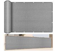 Vela Ombreggiante Tenda 260 x 290 cm Protezione Raggi UV Traspirante Rettangolo Idrorepellente, con Corde di Supporto Terraza, Jardín, Balcón, Camping, Grigio Chiaro