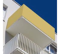 Vela Ombreggiante Tenda 300 x 335 cm 98% Protection Contre Les Rayons UV Tende per Pergolato Protezione Solare Antivento con Fune per Recinzione Giardino Terrazzo, Color Crema