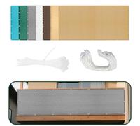 Vela Ombreggiante Tenda a Vela 100 x 440 cm Protezione Raggi UV Tenda Parasole Esterno Protezione Anti Raggi UV e Traspirante per Esterno, Giardino e Terrazza, Piscina, Grigio Chiaro