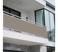 Vela Ombreggiante Tenda a Vela 300 x 400 cm Pes Poliestere Impermeabile Tenda Parasole Rettangolare Antipolvere Protezione Antivento per Patio, Pergola, Cortile, Balcone, Cachi