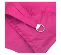 Vela Ombreggiante Tenda da sole impermeabile con protezione UV, tenda giardino, triangolo rettangolo, for patio e piscina, telo ombreggiante, tende for esterni(Rose Red,5m x 5m x 7.1m)