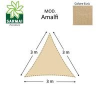 Vela ombreggiante tenda da sole telo Amalfi Positano TRIANGOLARE 3x3x3 5x5x5 m