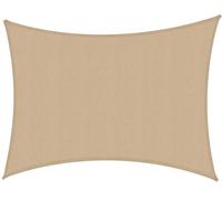 Vela ombreggiante tessuto 180gr rettangolare sabbia cm300x300x400 impermeabile