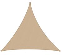 Vela ombreggiante tessuto 180gr triangolare sabbia cm360x360x360 impermeabile