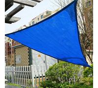 Vela Ombreggiante Triangolare 2x2x2m, 3x3x3.0m, 5x5x5m, Tenda a Vela per Esterno, Protezione Raggi UV Traspirante Vele Parasole da Giardino per Esterno Terrazza Patio(Blue,3x3x3.0m)