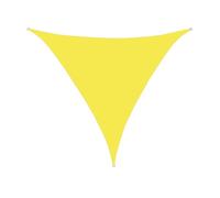 Vela Ombreggiante Triangolare Resistente Ai UV Tessuto Traspirante Con Blocco UV Al 95% For Uso Esterno In Giardini Piscine Cortili Pontili(Yellow)