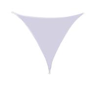 Vela Ombreggiante Triangolare Resistente Ai UV Tessuto Traspirante Con Blocco UV Al 95% For Uso Esterno In Giardini Piscine Cortili Pontili(White)