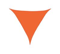 Vela Ombreggiante Triangolare Resistente Ai UV Tessuto Traspirante Con Blocco UV Al 95% For Uso Esterno In Giardini Piscine Cortili Pontili(Orange)
