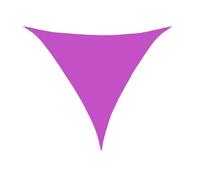 Vela Ombreggiante Triangolare Resistente Ai UV Tessuto Traspirante Con Blocco UV Al 95% For Uso Esterno In Giardini Piscine Cortili Pontili(Purple)
