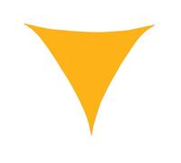 Vela Ombreggiante Triangolare Resistente Ai UV Tessuto Traspirante Con Blocco UV Al 95% For Uso Esterno In Giardini Piscine Cortili Pontili(Gold)