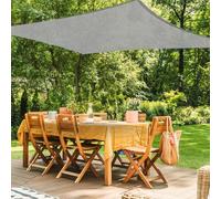 Vela ombreggiante, Vela Impermeabile, tenda da sole anti-UV, Rettangolare 4x6m,per Esterno Giardino per Esterno, Giardino e Terrazza, Piscina, Facile da installare, perfetta per creare zone d'ombra