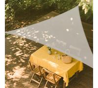 Vela ombreggiante, Vela Impermeabile, tenda da sole anti-UV, Triangoli 6x6x6m,per Esterno Giardino per Esterno, Giardino e Terrazza, Piscina, Facile da installare, perfetta per creare zone d'ombra