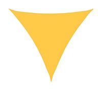 VELA OMBREGGIANTE VIDAXL Oxford Triangolare 4,5x4,5x4,5 M Giallo