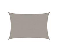 VELA OMBREGGIANTE VIDAXL Parasole Rettangolare Grigio Chiaro 2x2,5 M Hdpe