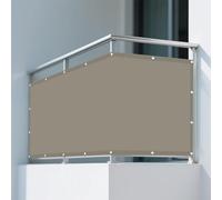Vela Parasole 1.5 x 2.8 m Anti UV 98% Parasole Tenda Ombreggiante Impermeabile con Fune Tenda a Vela per Esterno, Giardino e Terrazza, Cachi