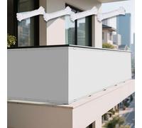 Vela Parasole 160 x 195 cm Protezione Raggi UV Facile da Installare Ombreggiante Impermeabile Protezione Anti Raggi UV e Impermeabile per Patio, Pergola, Cortile, Balcone, Bianco
