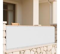 Vela Parasole 165 x 175 cm Protezione UV 98% Rete Ombreggiante con Corde e Occhiello per Giardino per Terrazza Giardino, Bianco