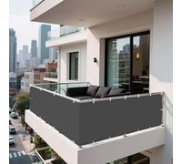 Vela Parasole 172 x 252 cm Protezione Raggi UV Tenda Parasole Esterno Impermeabile, con Corde di Supporto Ideali per Cortile Patio e Campeggio, Grigio Scuro