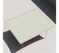 Vela Parasole 2 x 3 m 98% Protection Contre Les Rayons UV Tenda Parasole Esterno Impermeabile Rettangolare con Occhielli per Esterno Giardino, Terrazzo, Sabbia, Beige