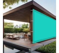 Vela Parasole 200 x 480 cm Protezione Raggi UV Tende da Sole Resistente Alle Intemperie per Giardino, Prato, Vita All'Aperto, Blu Cielo