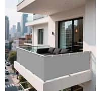 Vela Parasole 202 x 252 cm Protezione Raggi UV Tenda Parasole Esterno Impermeabile, con Corde di Supporto Ideali per Cortile Patio e Campeggio, Grigio Chiaro