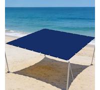 Vela Parasole 3 x 3 m Resistente Alle Intemperie Tendalino Parasole Senza Foratura per Balcone Patio Giardino Esterno Terrazza, Carport, Blu Scuro