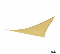 Vela parasole Aktive Crema 500 x 0,3 x 500 cm Triangolare [4 Unità]