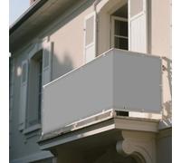 Vela Parasole Impermeabile 130 x 200 cm Rettangolare 98% Anti-Uv Tenda Parasole Esterno Protezione UV Telo con Fune Occhiellato Balcone, La Terrazza e Il Giardino, Grigio Chiaro