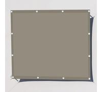 Vela Parasole Impermeabile 2.8 x 4.5 m Antivento/Protezione UV Impermeabile Rettangolo Impermeabile/Antivento/Protezione UV per Esterno, Giardino, Terrazzo e Campeggio, Cachi