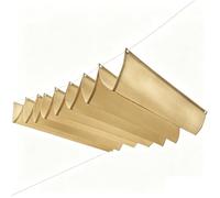 Vela Parasole Ondulata Retrattile 130 x 150 cm Impermeabile Protezione UV Antivento Vela de Sombra con Occhielli per Terrazza, Giardino, Balcone, Campeggio, Color Crema