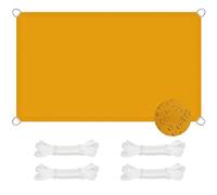 Vela parasole resistente 3,5 x 7 m, impermeabile, con anelli, per giardino, pergola, patio, resistente ai raggi UV, facile installazione