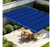 Vela Parasole Retrattile con Occhielli 650 x 450 cm Impermeabile UV Tenda a Velas Resistente Agli Strappi per Patio, Terrazza, Giardino, Veranda, Protezione Esterna, Blu Scuro