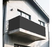 Vela Parasole Rettangolare 2.5 x 3 m 98% Protection Contre Les Rayons UV Panno Ombreggiante Antivento con Fune e Occhiellato Terraza, Jardín, Balcón, Camping, Grigio Scuro