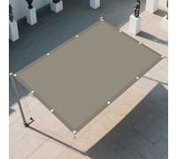 Vela Parasole Rettangolare 2.8 x 4.5 m Antivento/Protezione UV Vela Ombreggiante Antivento Protezione Anti Raggi UV e Impermeabile Ideali per Cortile Patio e Campeggio, Cachi