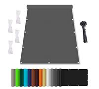 Vela Parasole,Telo Ombreggiante Esterno,Vela Ombreggiante Impermeabile,Tenda A Vela Per Esterno,for Outdoor, Garden and Patio, Swimming Pool,4x4.5M,Grigio scuro