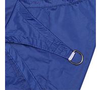 Vela parasole triangolare impermeabile, 6 x 6 m, blocco UV al 98%, per esterni, patio, cortile e feste, protezione solare estiva nei colori arancione, blu e blu navy