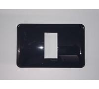 vela placca antracite 1 fori per supporto 503 compatibile legrand 680591