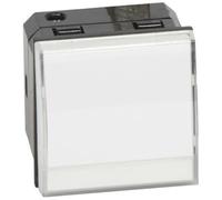 Pulsante targa porta nome vela 683154 bianco