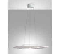 VELA SOSPENSIONE BIANCA L.78X55CM. A LED 3000K - 40W - 5400 lm DIMMERABILE SMART C/ACC
