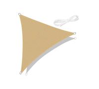Vela telo ombreggiante Positano forma triangolare colore ecrù dimensioni 5x5x5mt